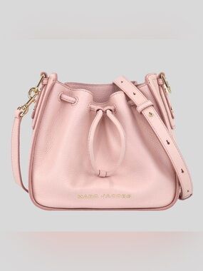 Marc Jacobs Groove Mini Bucket Bag Peach Whip Pink Leather
